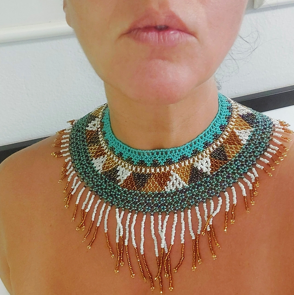 Mexican Beaded Choker